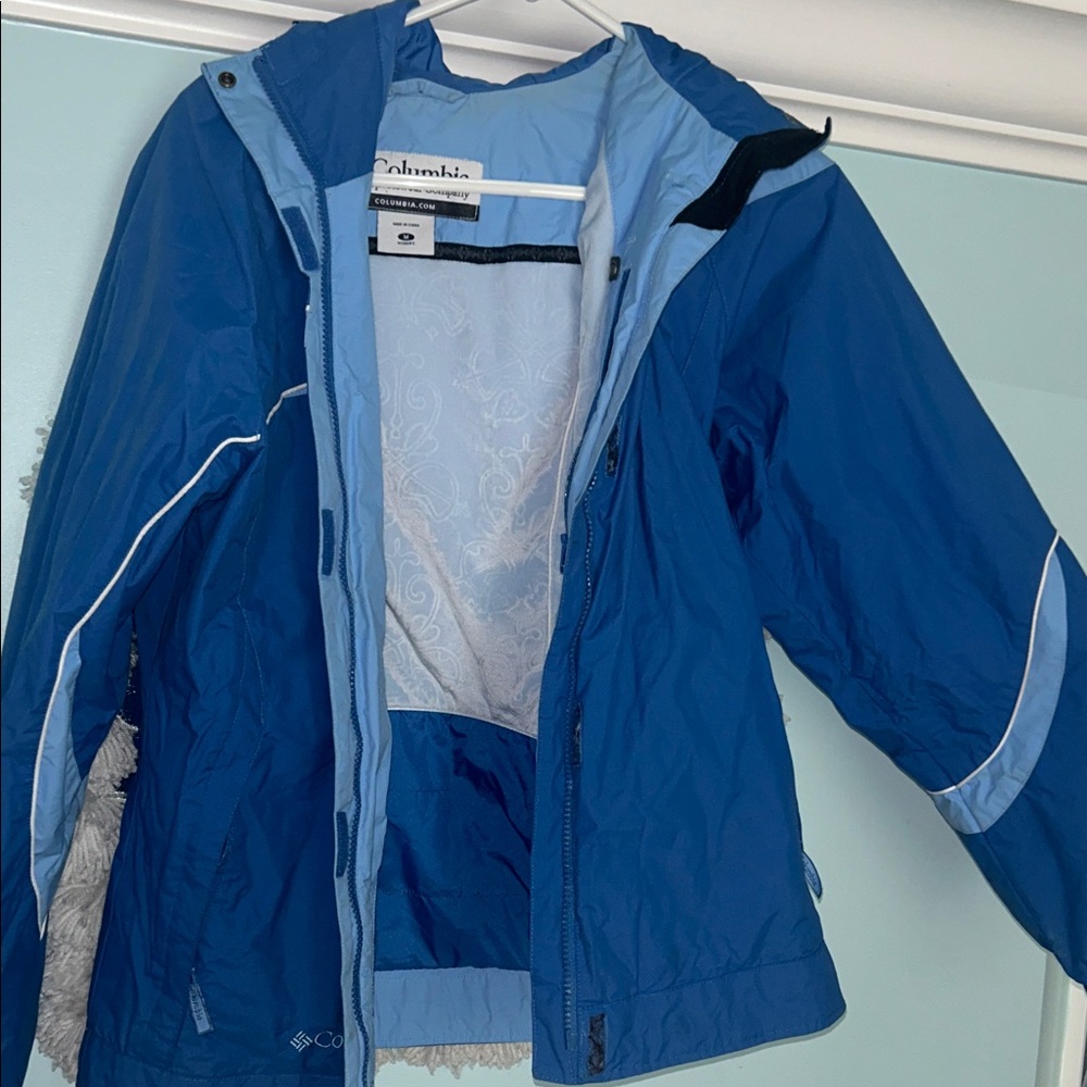 Columbia Women's Blue Raincoat